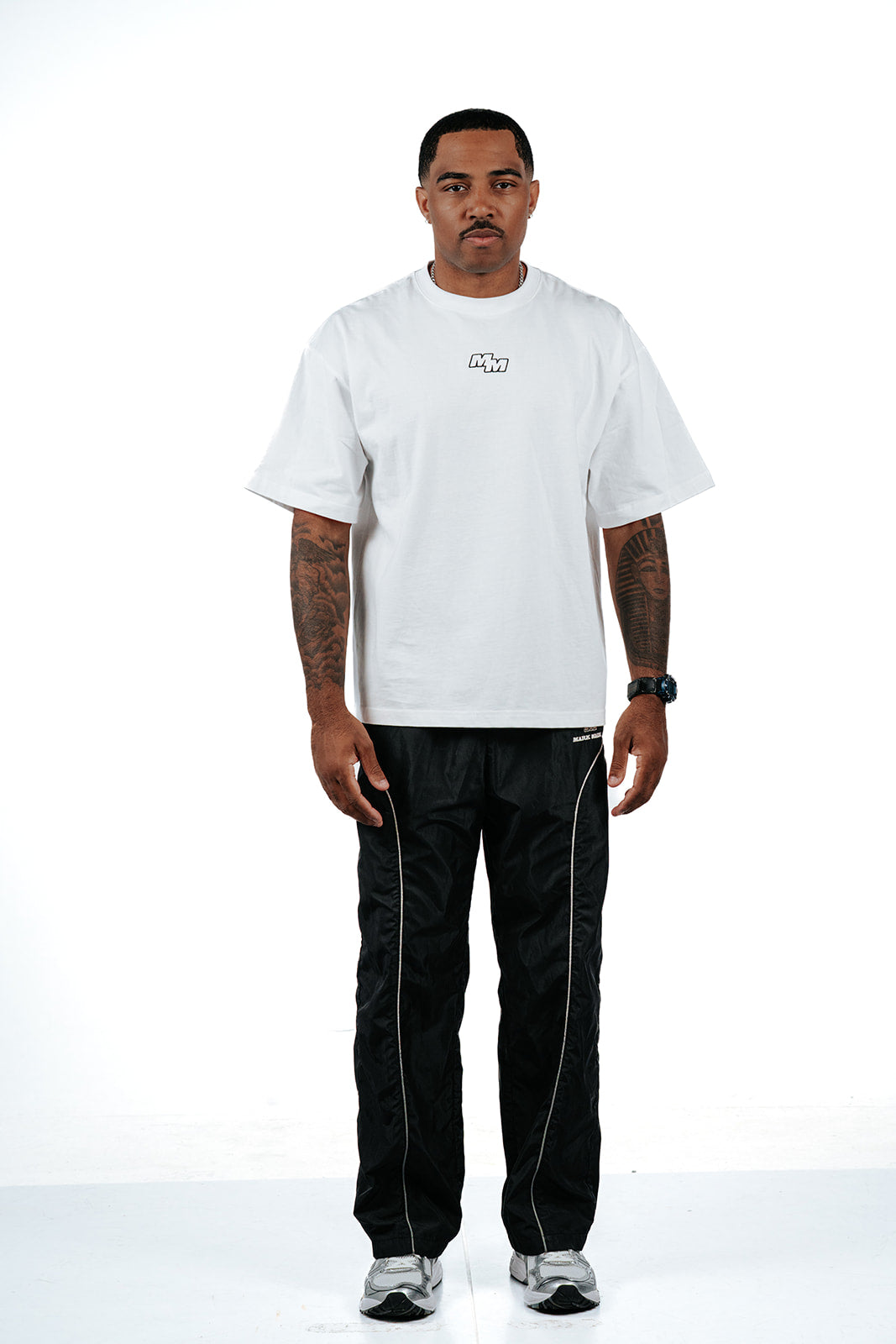 White MM Staple Tshirt
