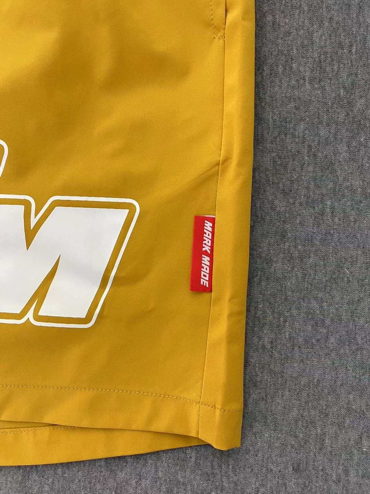 MM OG Athletic Shorts Gold